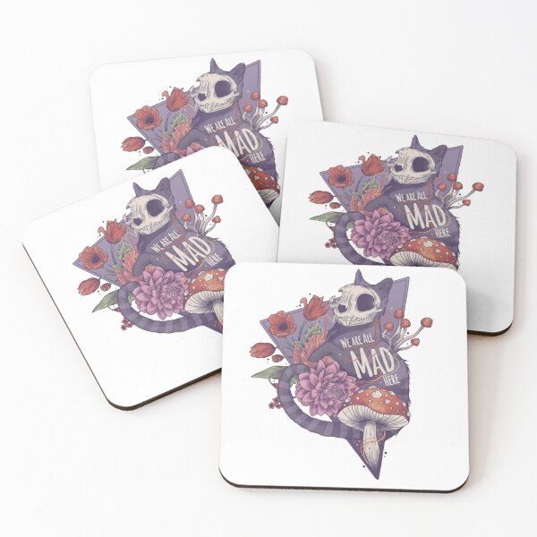 Item preview, Skeleton cat with flowers designed and sold by ProfMeru.