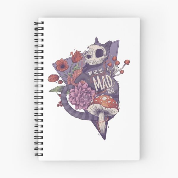 Item preview, Skeleton cat with flowers designed and sold by ProfMeru.
