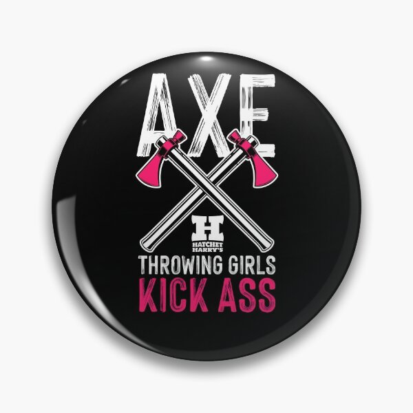 Artikelvorschau, Axe Throwing Girls, Kick Ass entworfen und verkauft von HatchetHarrys.