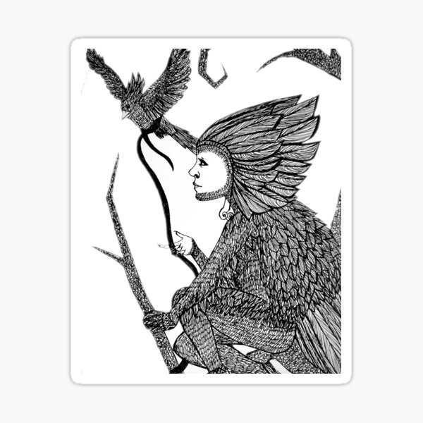 Bird King Sticker