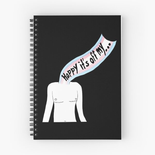 Item preview, Happy It's off My...Chest (Black Outline w/ Flag) designed and sold by SimplyPride.