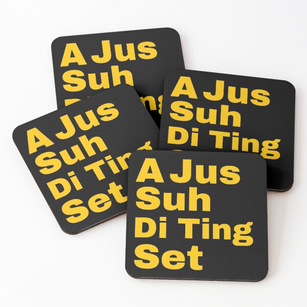 Item preview, A Just Suh Di Ting Set- Jamaican Slang designed and sold by Angees.