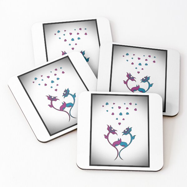 Item preview, Hand in Hand. DarkPink/PaleBlue designed and sold by EddieGarland.