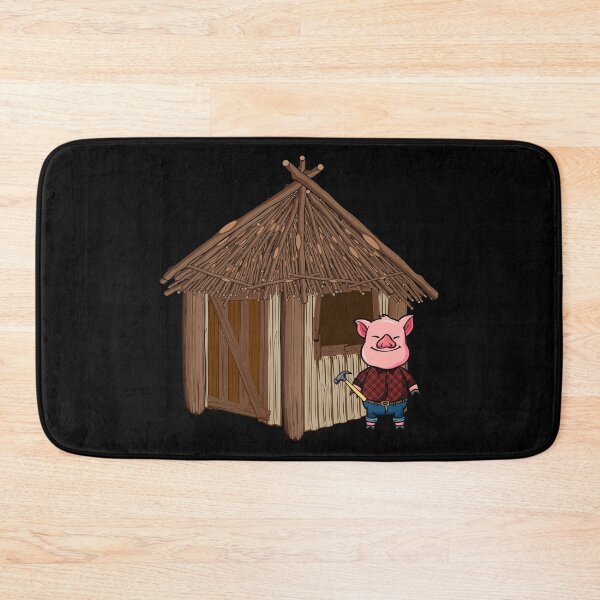 Item preview, Three Pigs Stick House Lazy Halloween Costume designed and sold by Gold Wings Tees.