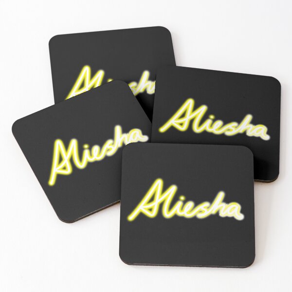 Item preview, Neon light sign Aliesha designed and sold by chloesartworld.