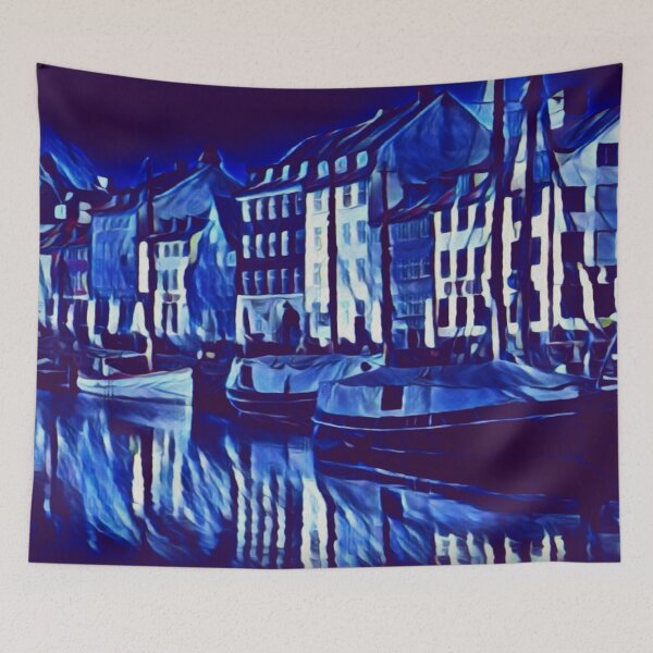 Artikelvorschau, Originalvorlage des historischen Hafens von Nyhavn entworfen und verkauft von Bruno Beach.