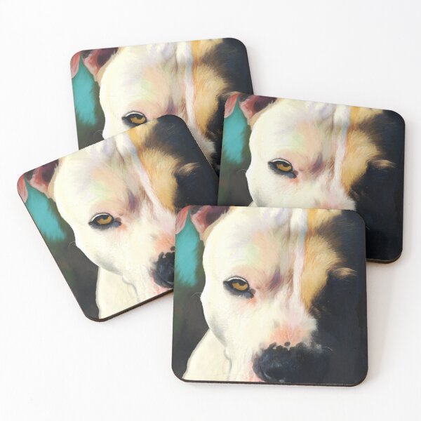 Item preview, Painted Pitbull Face | I Love Pitbulls | Pitbull Sticker  designed and sold by Zurickdesigns.