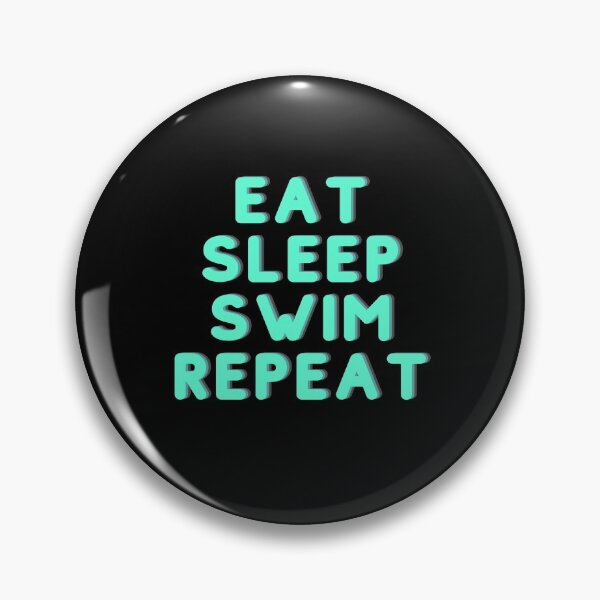 Item preview, Eat Sleep Swim Repeat designed and sold by vibrantyy.