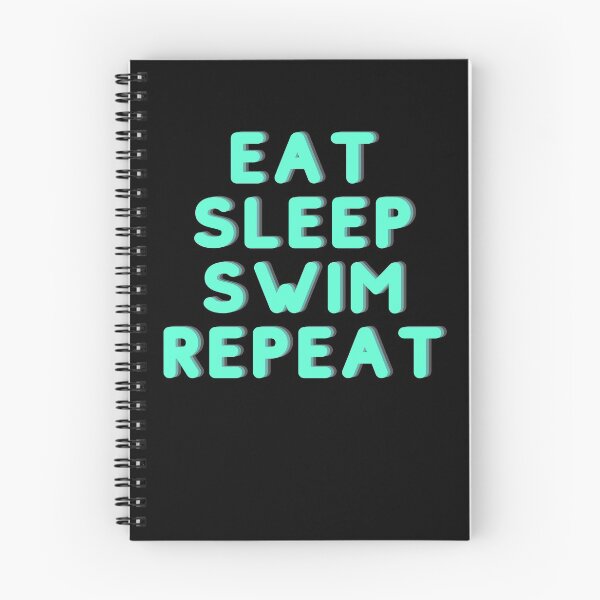 Item preview, Eat Sleep Swim Repeat designed and sold by vibrantyy.