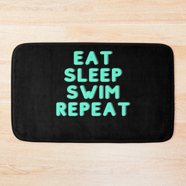 Item preview, Eat Sleep Swim Repeat designed and sold by vibrantyy.