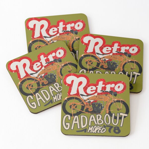 Artikelvorschau, Retro Gadabour Moped entworfen und verkauft von DeDesign Collective.
