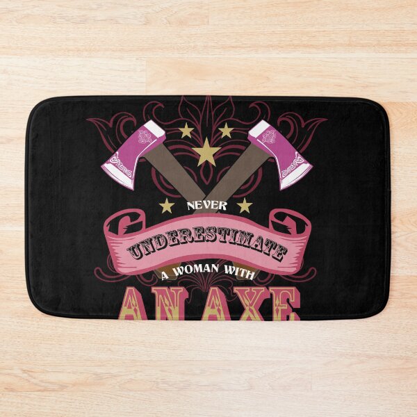 Item preview, Never Underestimate a Women with an Axe Gift Axe Throwing   designed and sold by Rzelemenz.