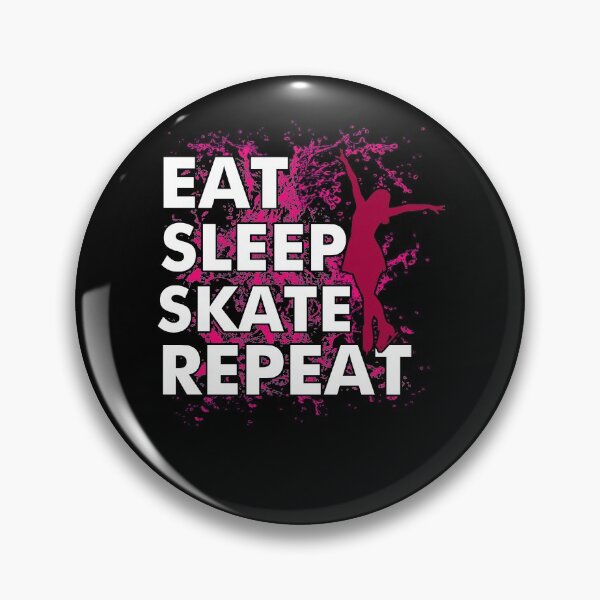 Artikelvorschau, Eat Sleep Skate Repeat Figure Skater Girls Skating Gift entworfen und verkauft von Lumaraa.