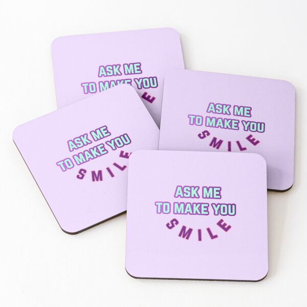Item preview, ASK ME TO MAKE YOU SMILE designed and sold by matmazel.