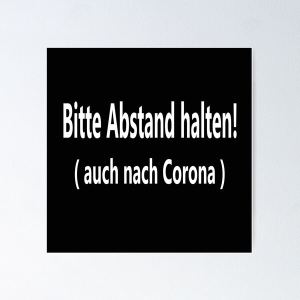 Artikel-Vorschau von Bitte Abstand halten!, designt und verkauft von NT99.