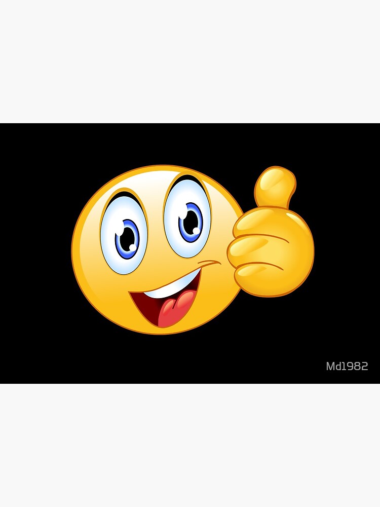 "Thumbs up smiley face " Mask by Md1982 Redbubble