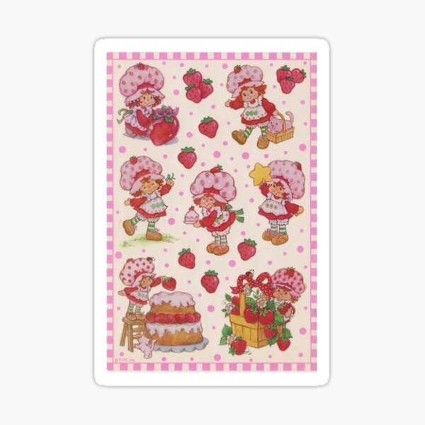 Strawberry Shortcake vintage aesthetic Sticker