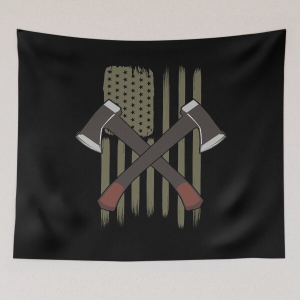 Item preview, American Flag Lumberjack Hachet  and Axe Throwing Gift   designed and sold by Rzelemenz.