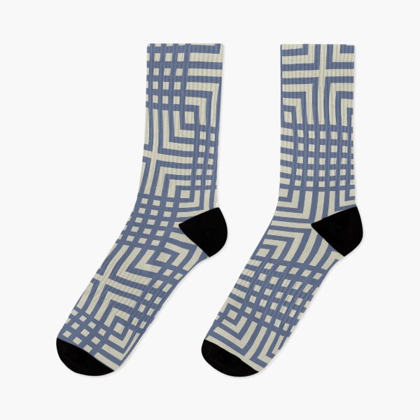 Item preview, abstract geometric decorative cute blue pattern designed and sold by ErhanArt.