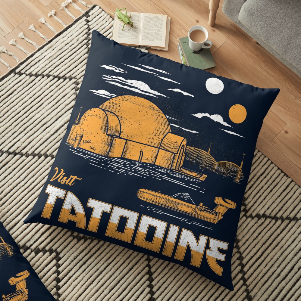 Visit Tatooine Floor Pillow