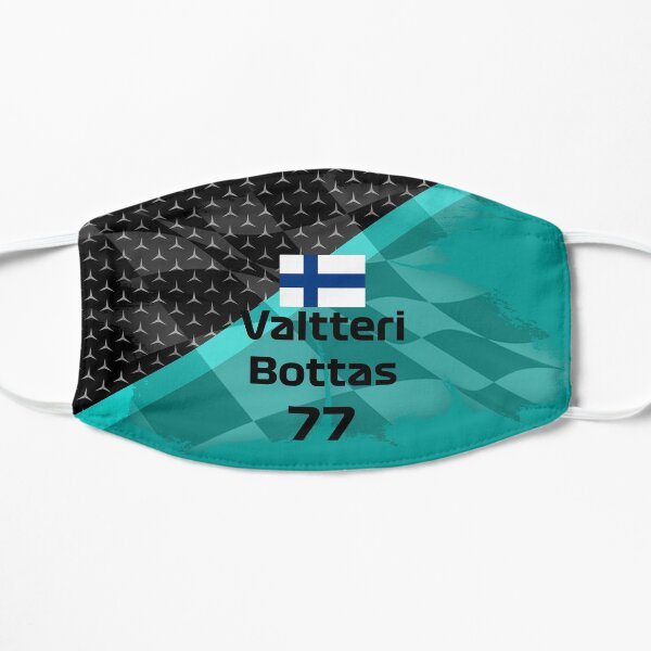Valtteri Bottas 2020 design simple nouvelles couleurs Masque sans plis