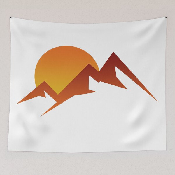 Item preview, minimal mountain sunset designed and sold by pholange.