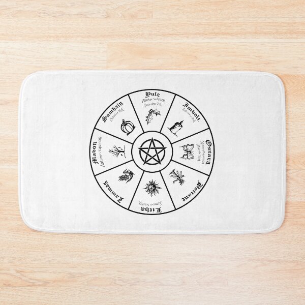 Item preview, Witches' Festival Calendar - wheel of the year (dark on light version) designed and sold by Martyn Prince.