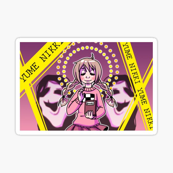 Yume Nikki - Madotsuki and Uboa Sticker