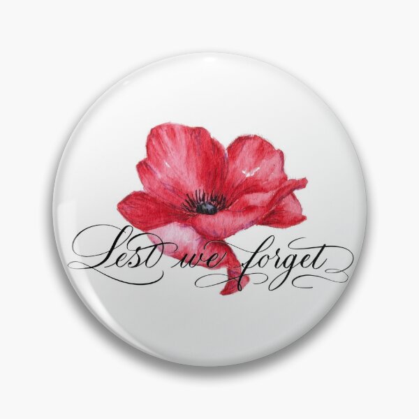 Item preview, Lest we forget and red poppy designed and sold by SarahClyde.