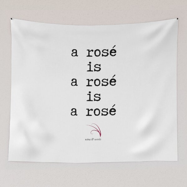 Item preview, Wine quote rosé is rosé is rosé designed and sold by wineandwords.