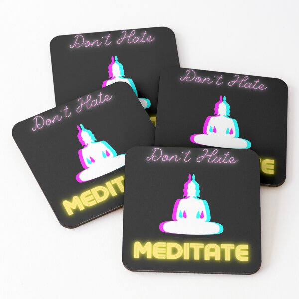 Item preview, Glowing Don't Hate Meditate designed and sold by Pandoras-Boxx.