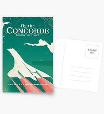 Concorde Vintage Holiday poster Postcards