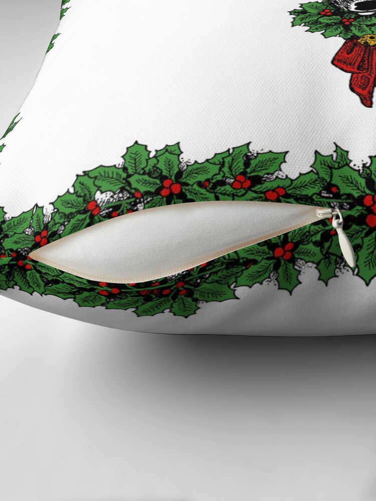 Thumbnail 2 of 4, Pillow, The Yule Stag designed and sold by NoddingViolet.