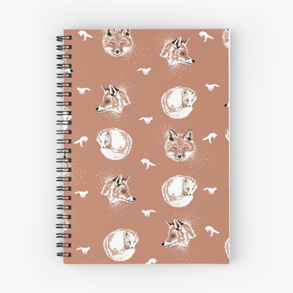Item preview, Pattern of red foxes and white foxes zoom orange designed and sold by Caroline Bochud.
