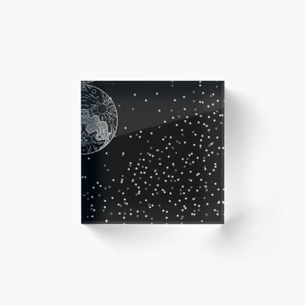 Galaxy Acrylic Block