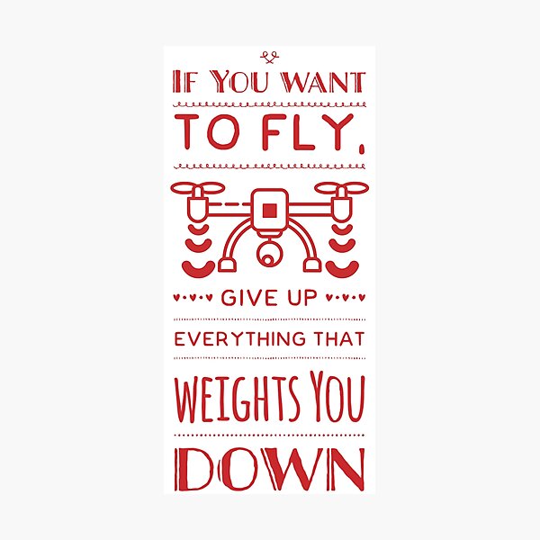 Item preview, Buddha saying with a stylized drone designed and sold by funpix-shop.