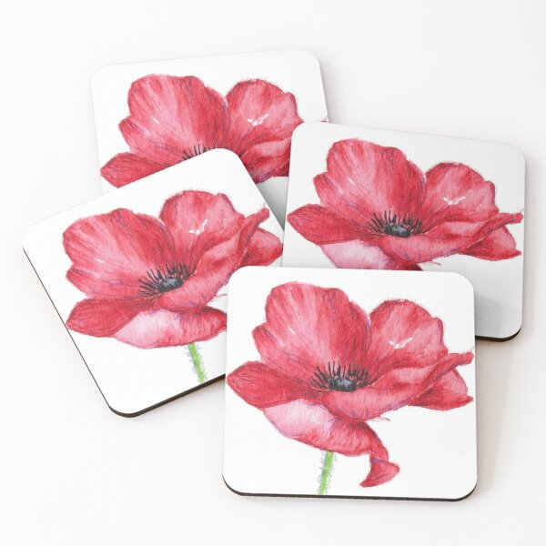 Artikelvorschau, Aquarell Mohn entworfen und verkauft von SarahClyde.