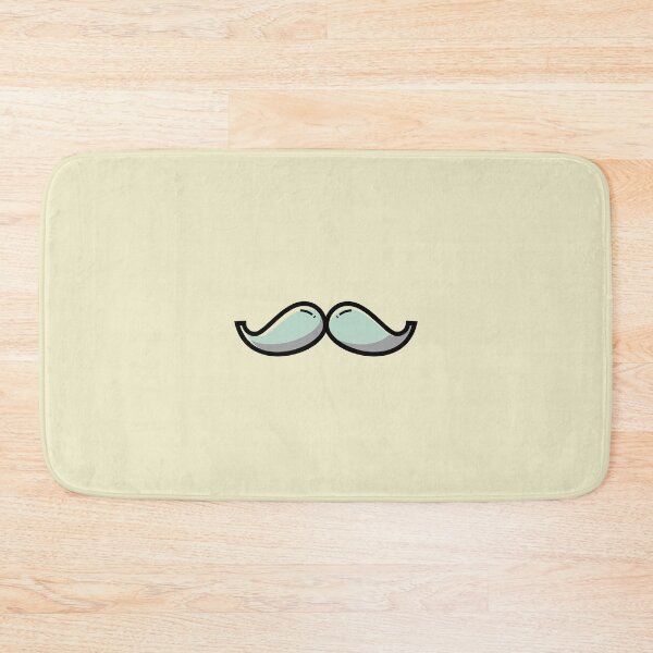 Item preview, Recorte de bigote para manillar verde azulado Movember designed and sold by Mustard Prophet.
