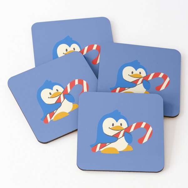 Item preview, Merry Christmask for Kids , Cute Penguin Blue designed and sold by JessyDesigns.