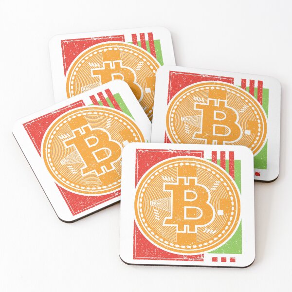 Item preview, Bitcoin (BTC) Cryptocurrency Blockchain Distressed Retro designed and sold by MadMando.