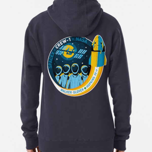 SpaceX Crew-1 Secondary Mission Logo Pullover Hoodie