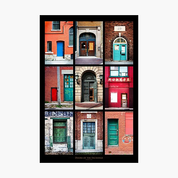 Doors of the Exchange v Photographic Print