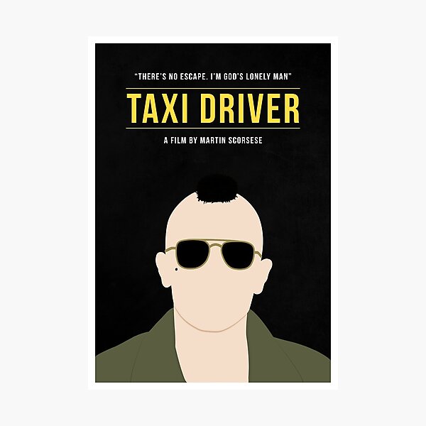 Taxi Driver film poster Photographic Print