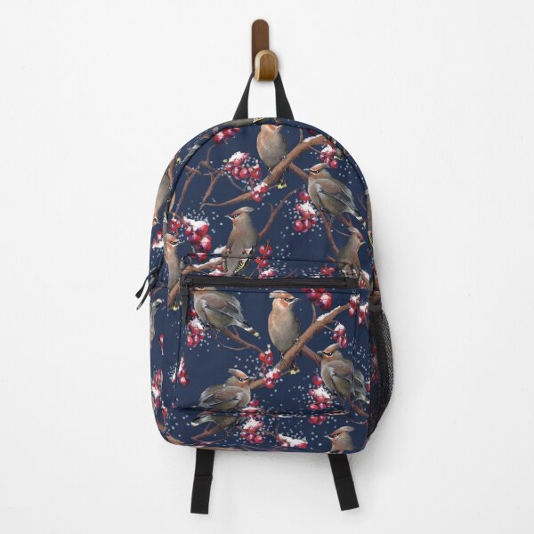 Item preview, Cedar waxwings - Bohemian Waxwings designed and sold by Caroline Bochud.