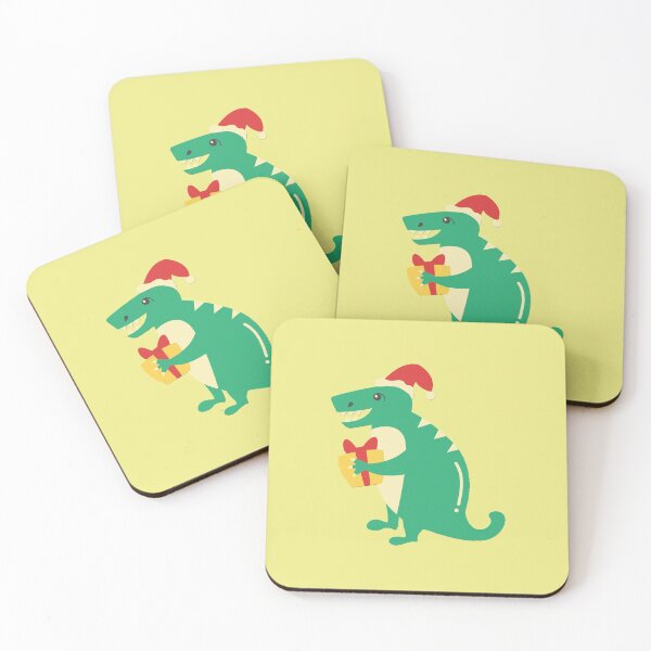 Item preview, Merry Christmask for Kids , Cute Dino Black designed and sold by JessyDesigns.