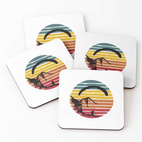 Item preview, Paraglider vintage paragliding pilot mountains designed and sold by DoraISI.