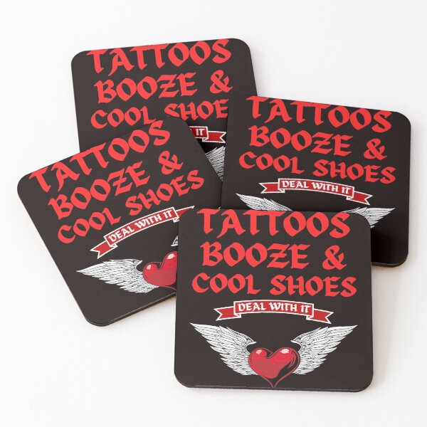 Item preview, Tattoos Booze Shoes designed and sold by WoodburyLake.