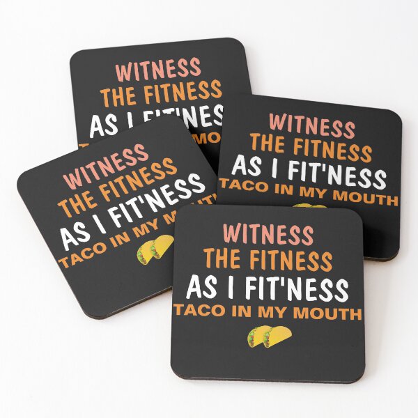 Item preview, Fitness Taco Witness Taco In My Mouth designed and sold by TINASTORESHOPE.