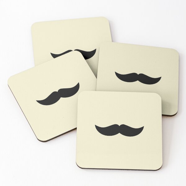 Item preview, Movember Manly Petit Handlebar Mustache designed and sold by Mustard Prophet.