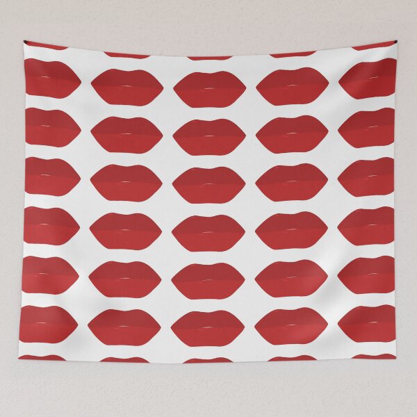Item preview, Red Lips Pattern designed and sold by KLINESTORE.